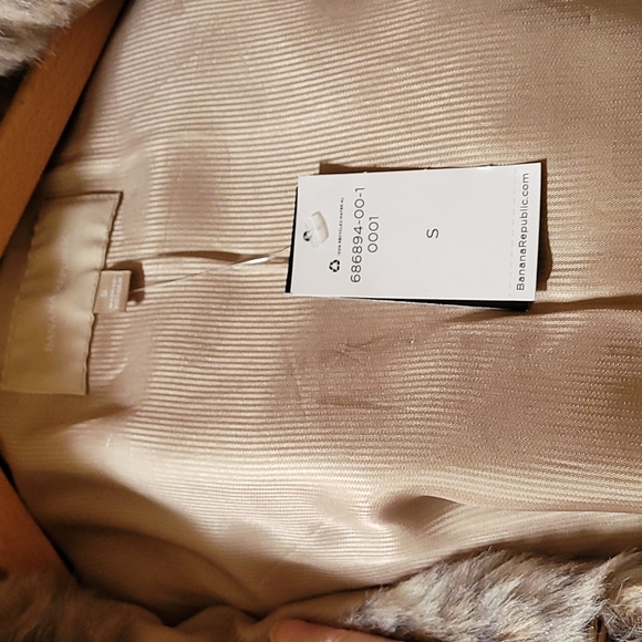 Banana Republic Brown Leopard Faux Fur Vest - Picture 4 of 4